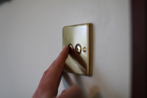 The installed dimmer