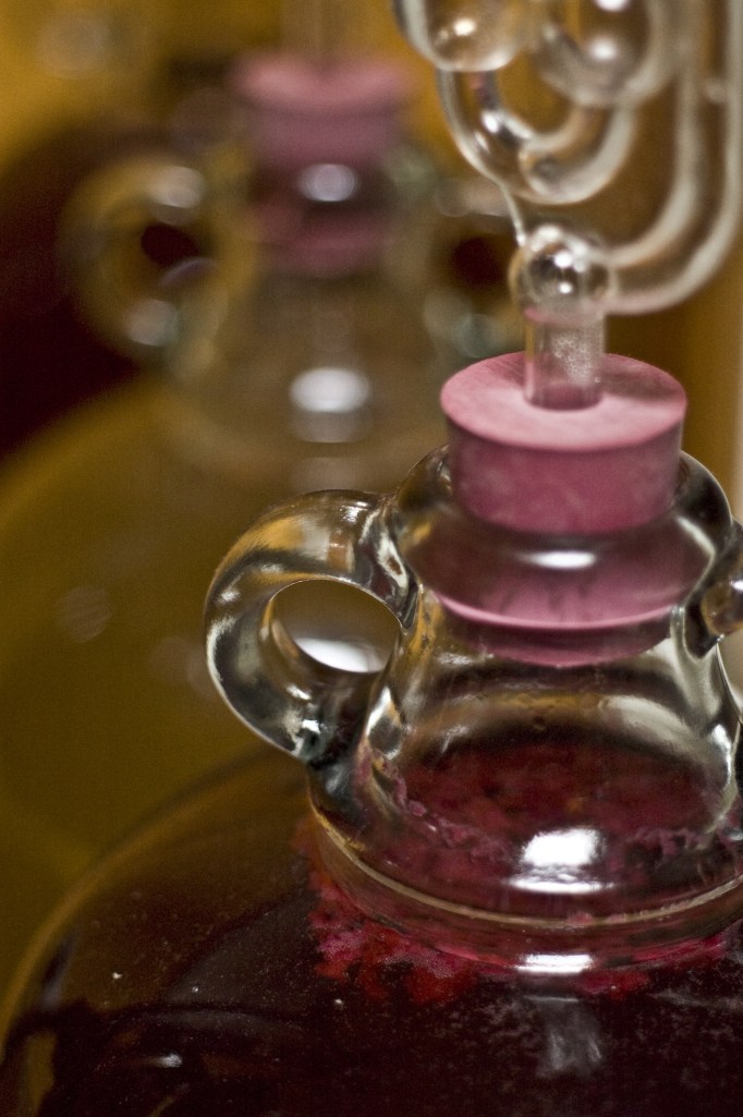 Demijohns, taken with Nikon D70 and 50mm f/2.0