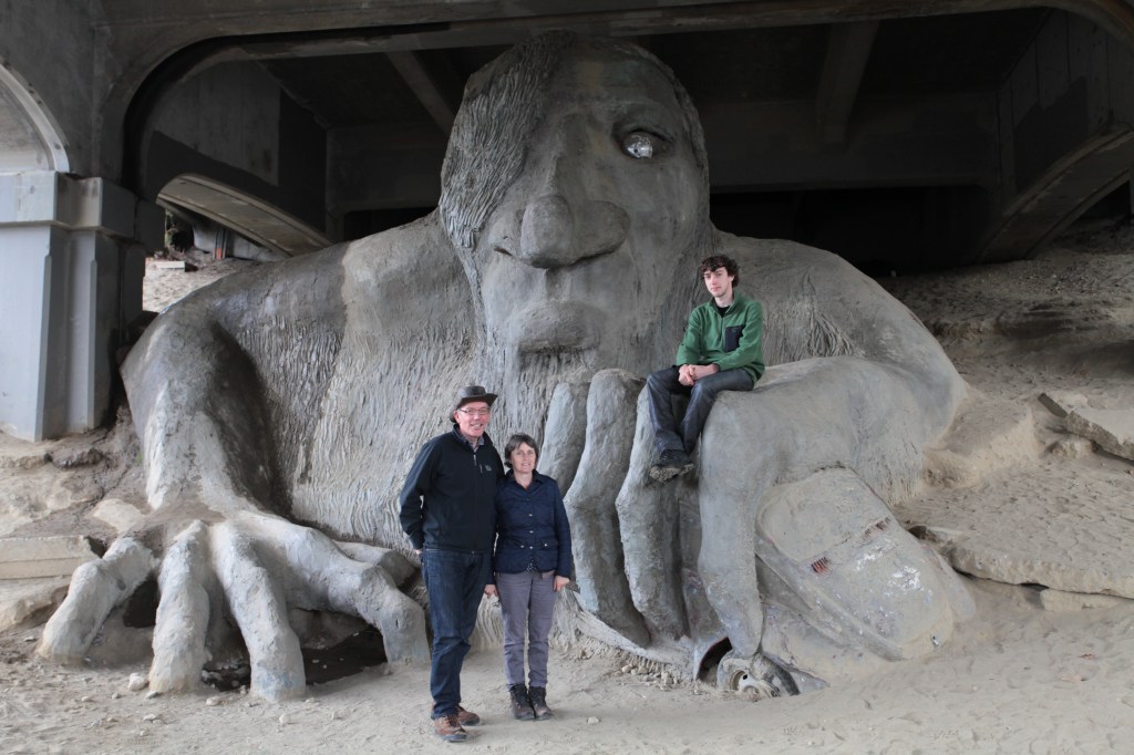 The Troll under the bridge, in Seattle. I almost forgot about this!