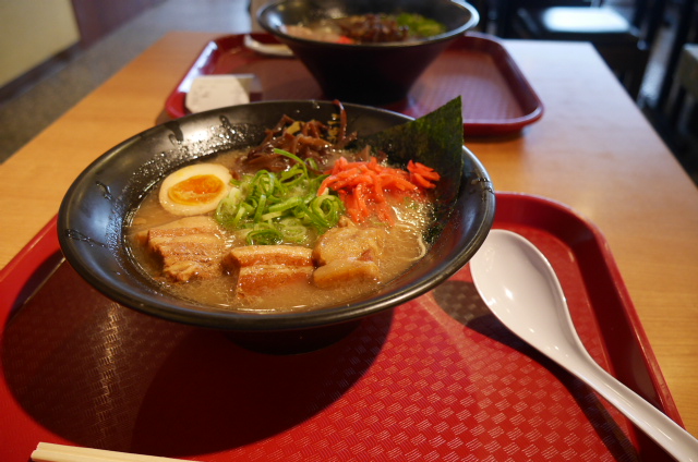 Tonkotsu ramen with pork belly. Mmmm
