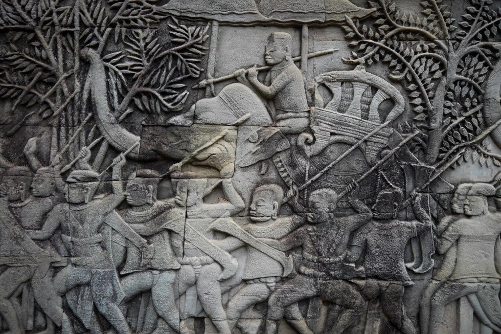 Bas-relief in Bayon