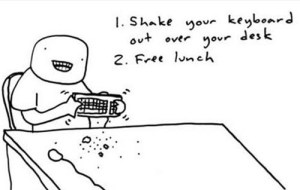 keyboard crumb removal